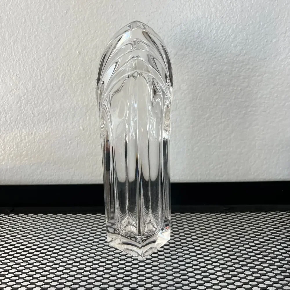 Vintage Mikasa Lead Crystal Deco Bud Vase